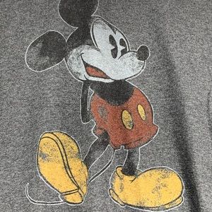 Men's Disney Parks Gray Retro Style Ringer